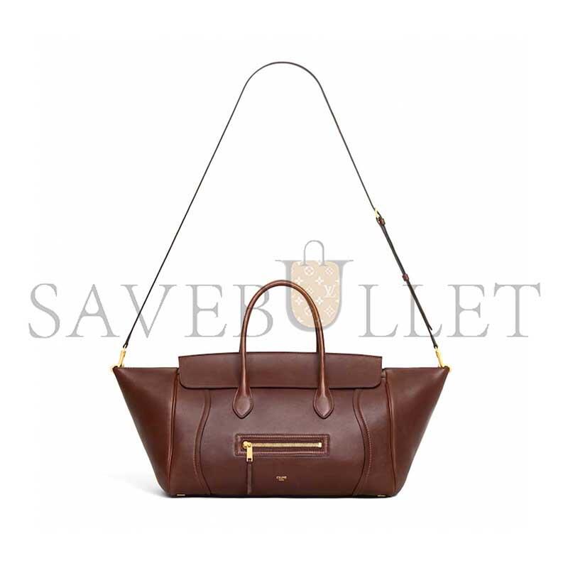 CELINE MEDIUM NEW LUGGAGE IN SUPPLE SHINY LAMBSKIN L100E3GW2.28BK (36*22*16cm)